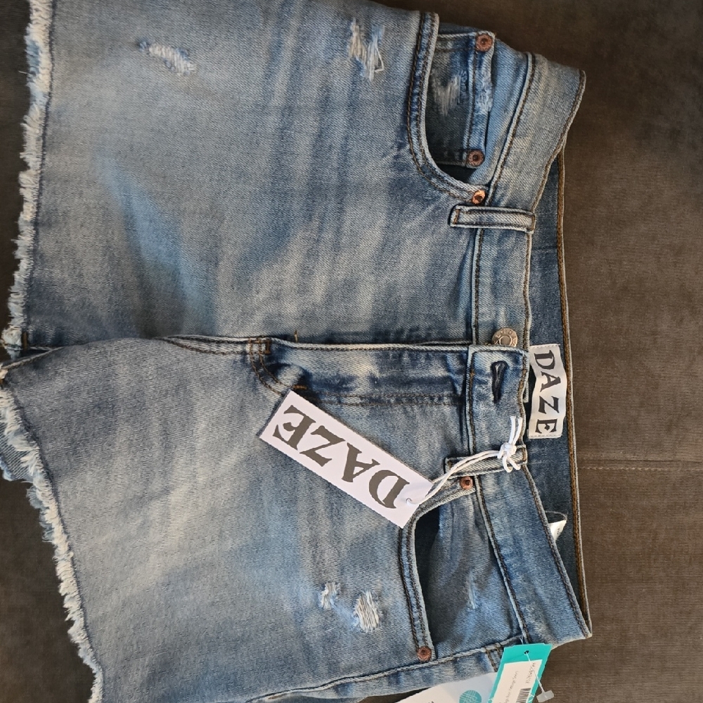 Light Blue Vintage Wash Denim Jeans
